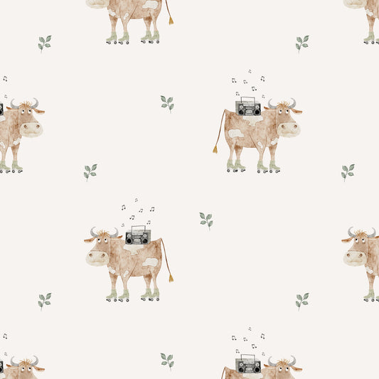 Vorbestellung bio Jersey/Frenchterry Rollercow