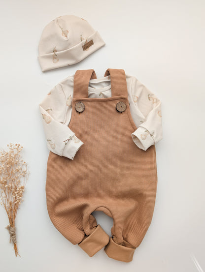 Bio Langarm/Kurzarm-Shirt mit Birnenmotiv – handgemacht & bequem